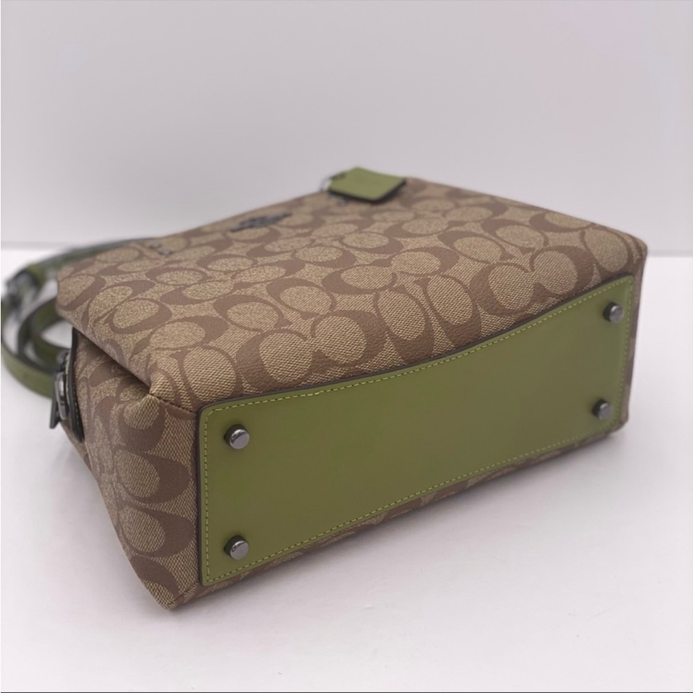 🍀 Coach Mini Lillie Satchel Crossbody Satchel 
Bag Leather - Picture 13 of 13